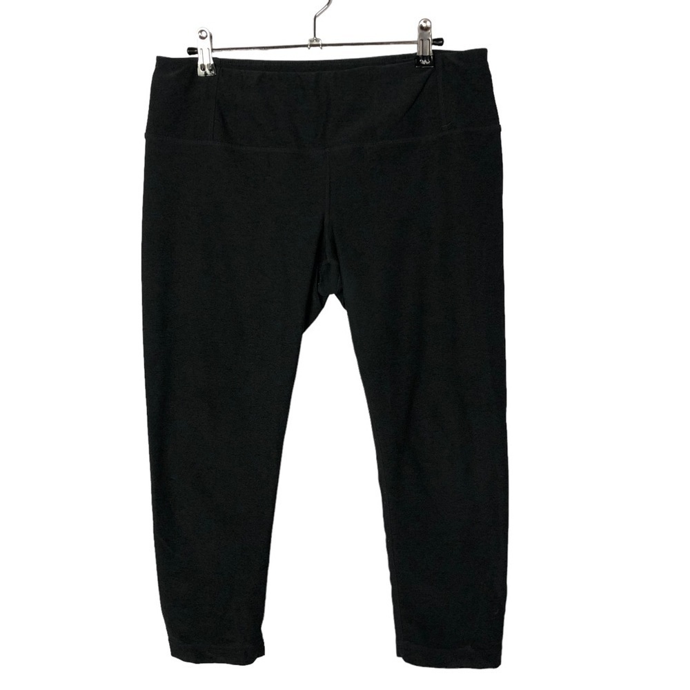 MPG Charcoal Gray Cropped Athletic Leggings L